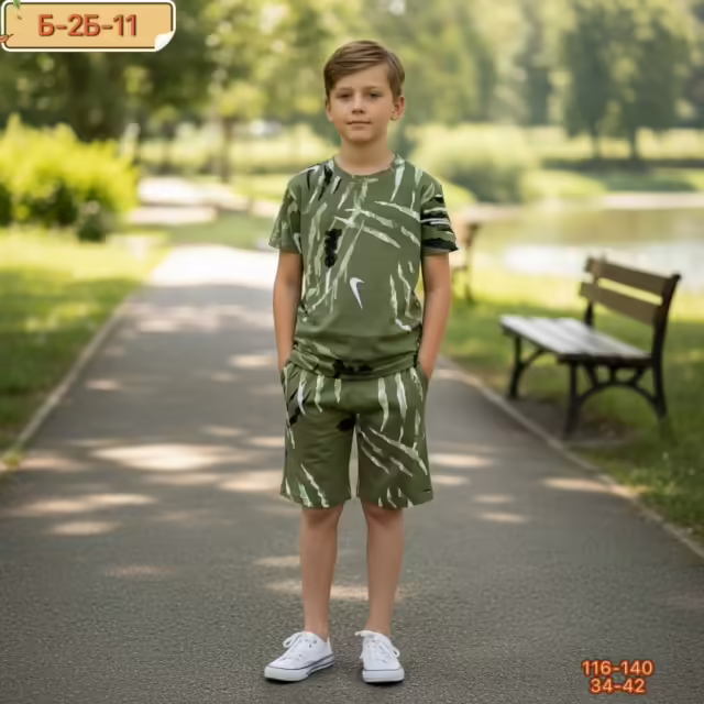 Хлопковые детские костюмы. фото 2