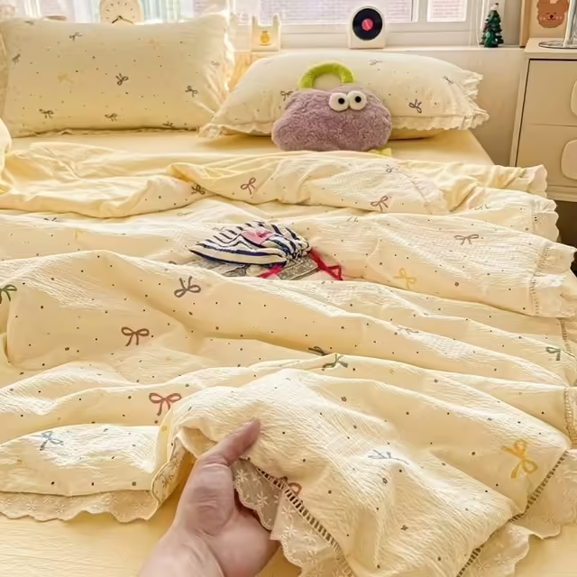 Постельное бельё с готовым одеялом