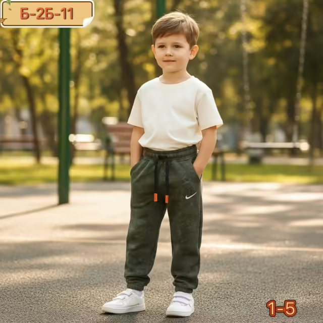 Хлопковые детские штаны. фото 2
