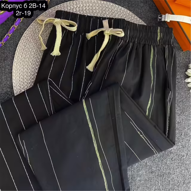 Хлопковые женские брюки. фото 2