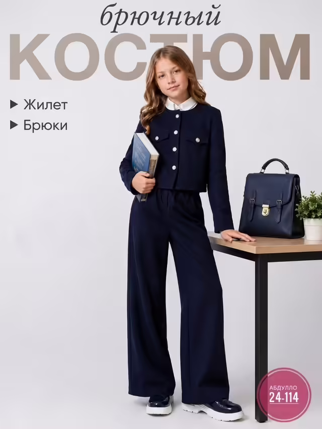 Школьные элегантные стильные детские костюмы для подростков. фото 3