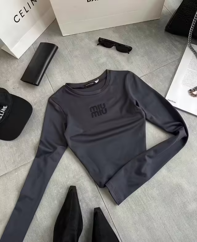 Популярные женские топы miu mi@. фото 3