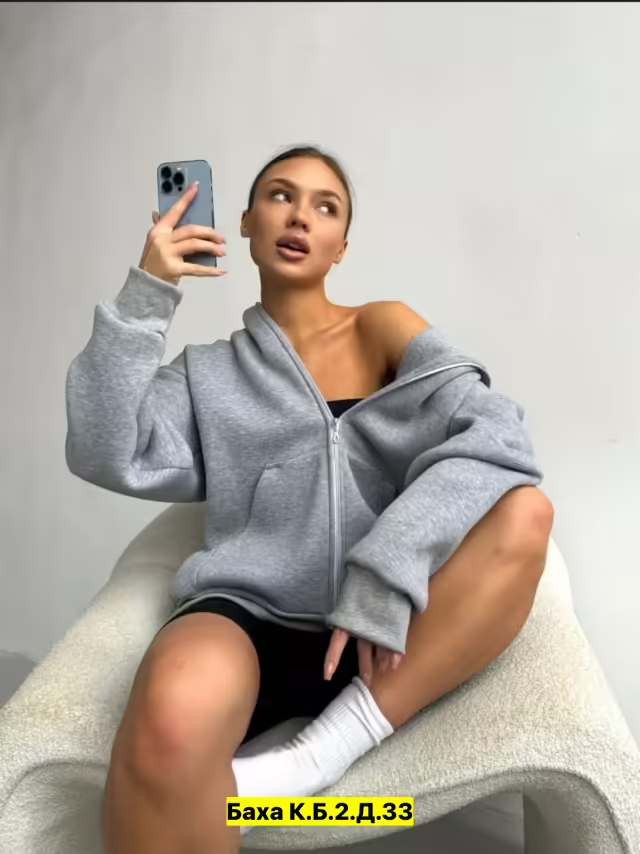 Женские худи на флисе