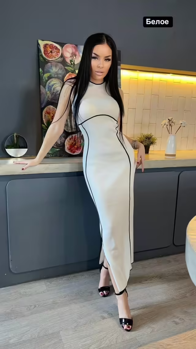 Красивые длинные женские платья