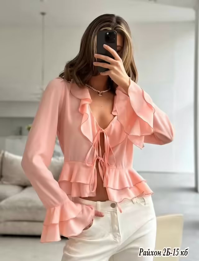 Отличные трендовые модные модные стильные женские блузки. фото 3