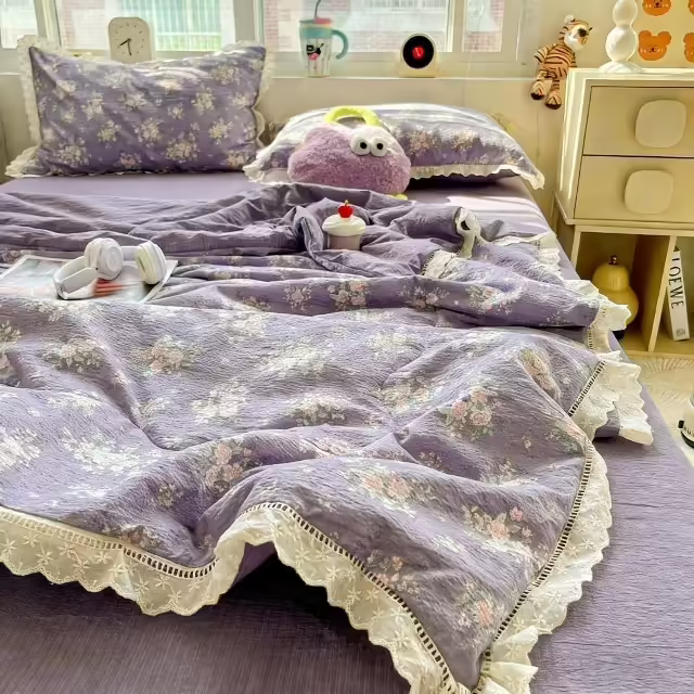 Постельное бельё с готовым одеялом
