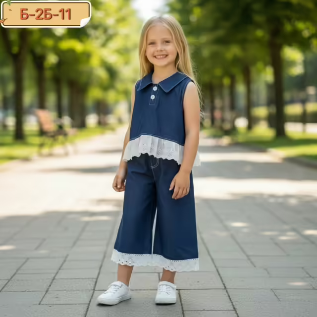 Джинсовые детские костюмы