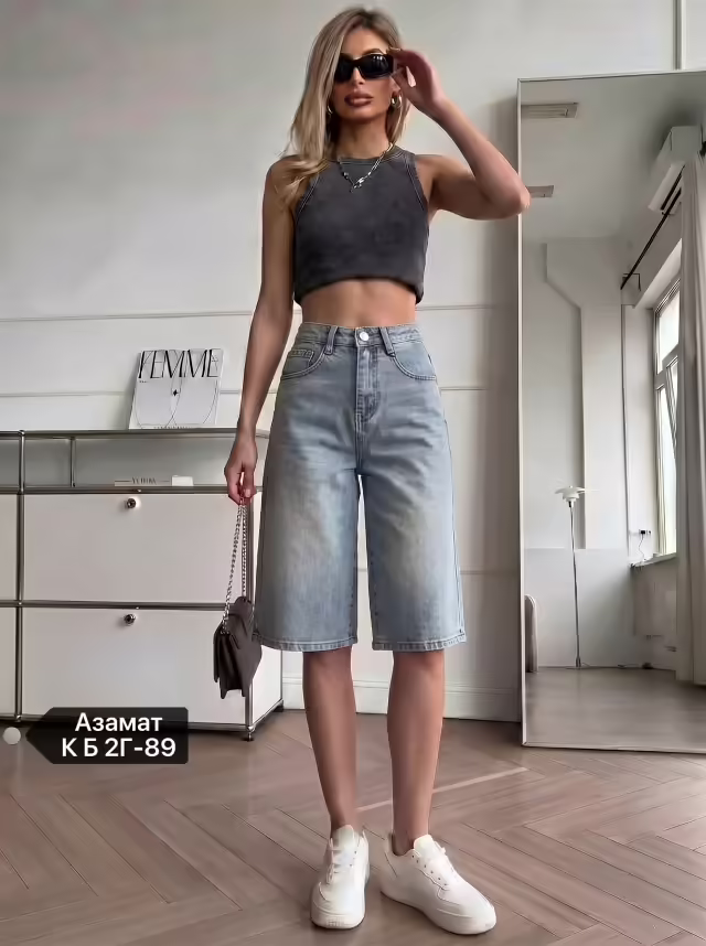 Стильные женские шорты багги