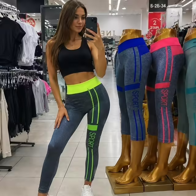Спортивные женские капри