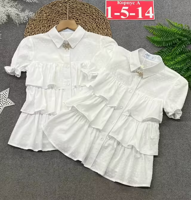 Школьные хлопковые детские рубашки 100% хлопок. фото 3