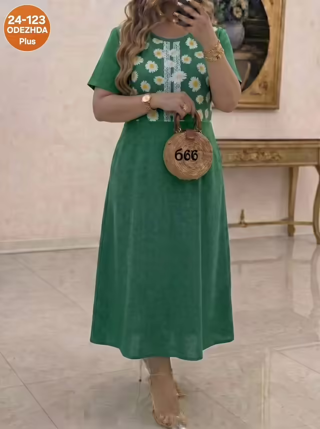 Идеальные хлопковые длинные стильные женские платья. фото 3