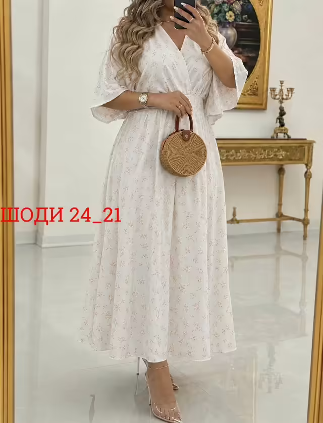 Женственные хлопковые красивые удобные женские платья. фото 3