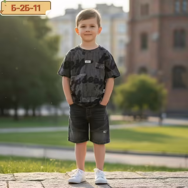 Джинсовые детские костюмы