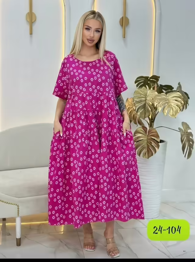 Яркие лёгкие детские платья с карманами