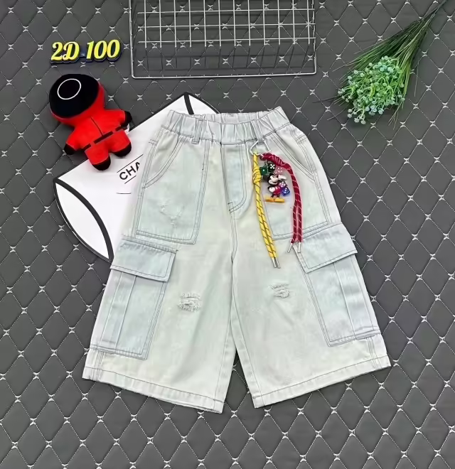 Джинсовые детские шорты. фото 3