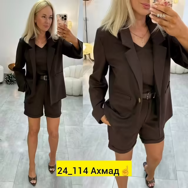 Льняные женские костюмы. фото 2