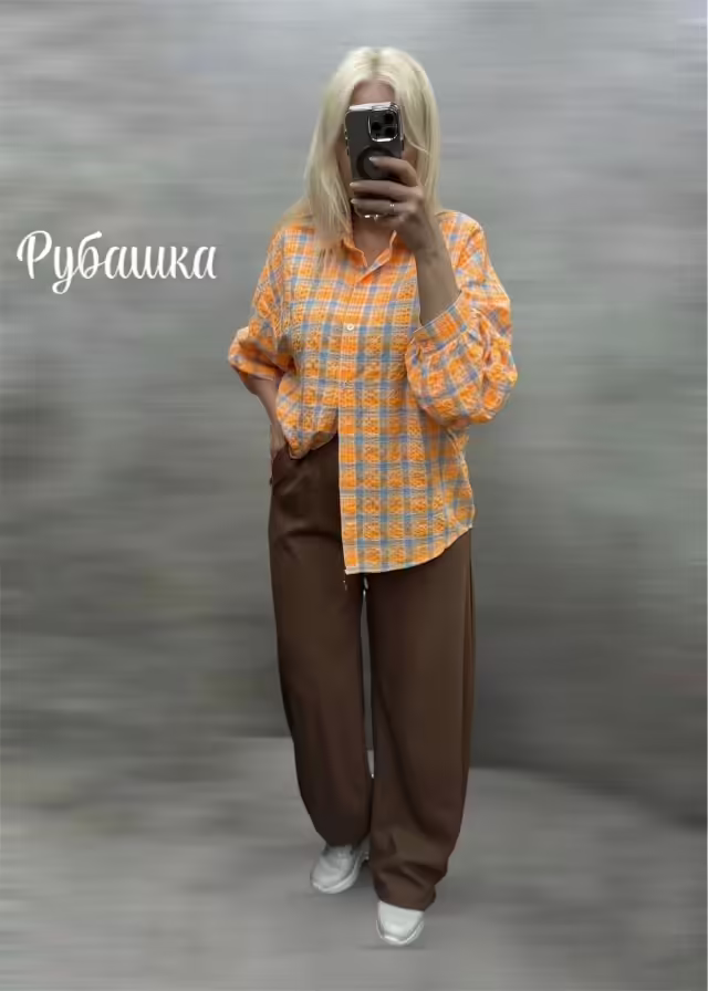 Женские рубашки оверсайз. фото 3