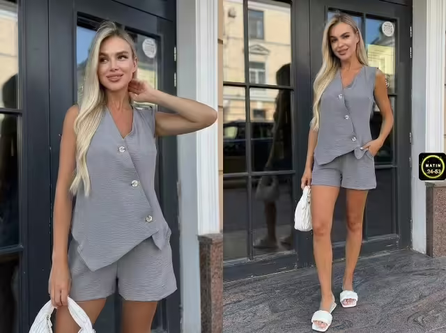 Бомбические удобные женские костюмы двойки. фото 3