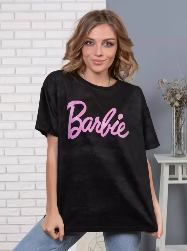 Модные стильные женские футболки barbie. фото 3