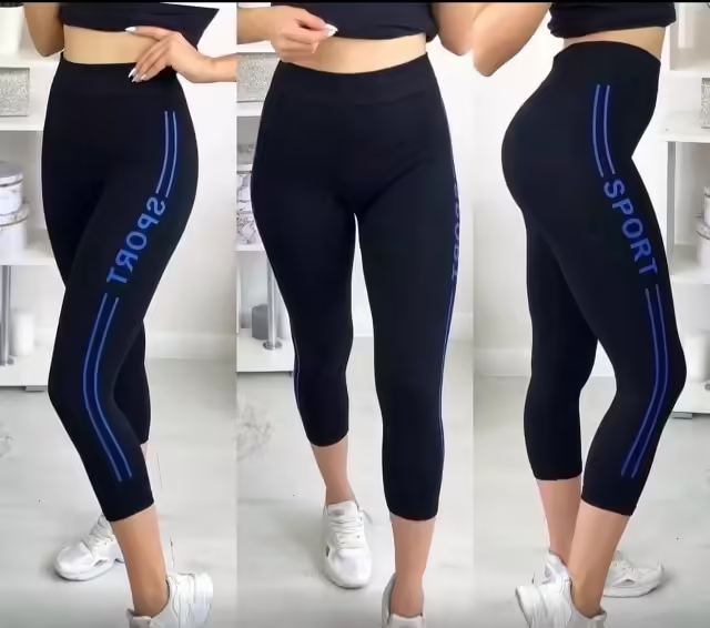 Хлопковые женские лосины