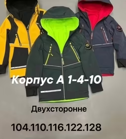 Весенние детские куртки