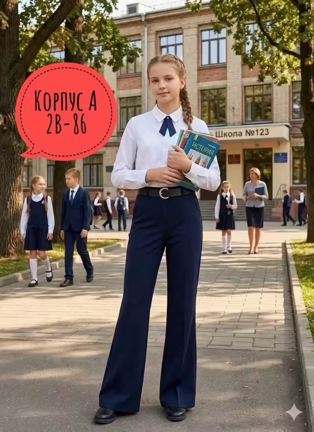 Школьные детские брюки. фото 2