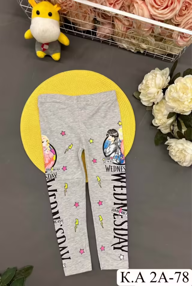 Хлопковые детские лосины