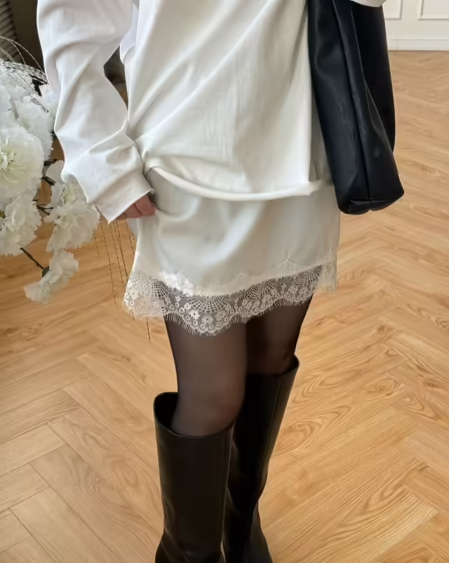 Нежнейшие женские юбки на каждый день с кружевом