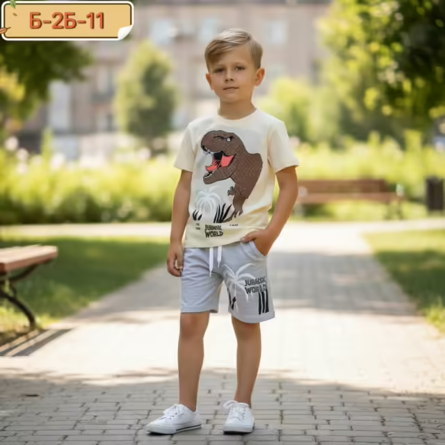 Хлопковые детские костюмы. фото 2