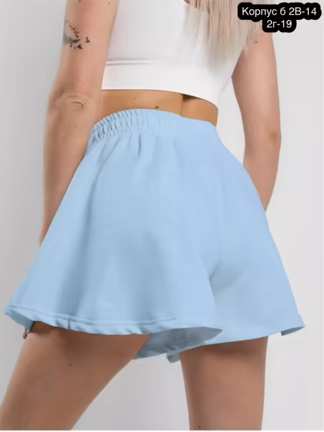 Хлопковые женские шорты. фото 2