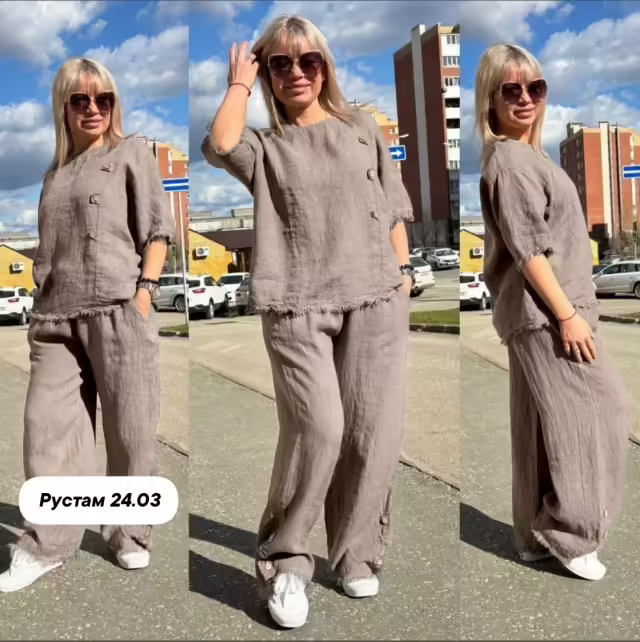 Нежные лёгкие женские костюмы