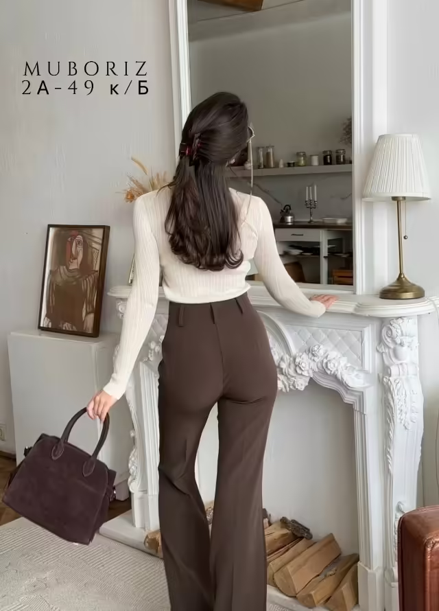 Классические женские брюки клёш