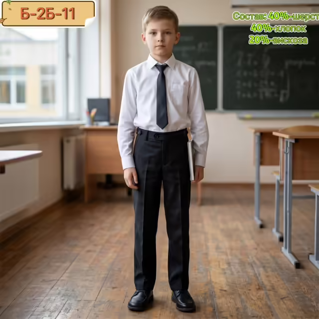 Хлопковые детские брюки. фото 3
