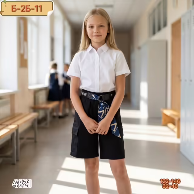 Хлопковые детские шорты. фото 3