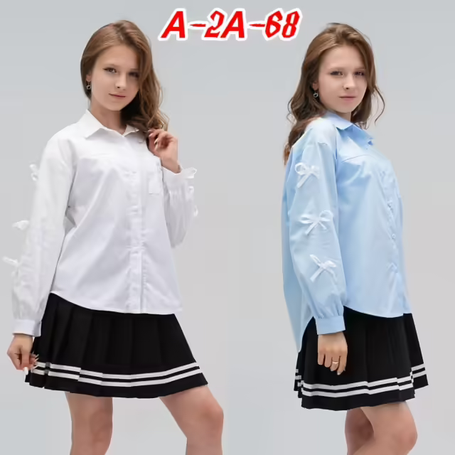 Хлопковые детские рубашки