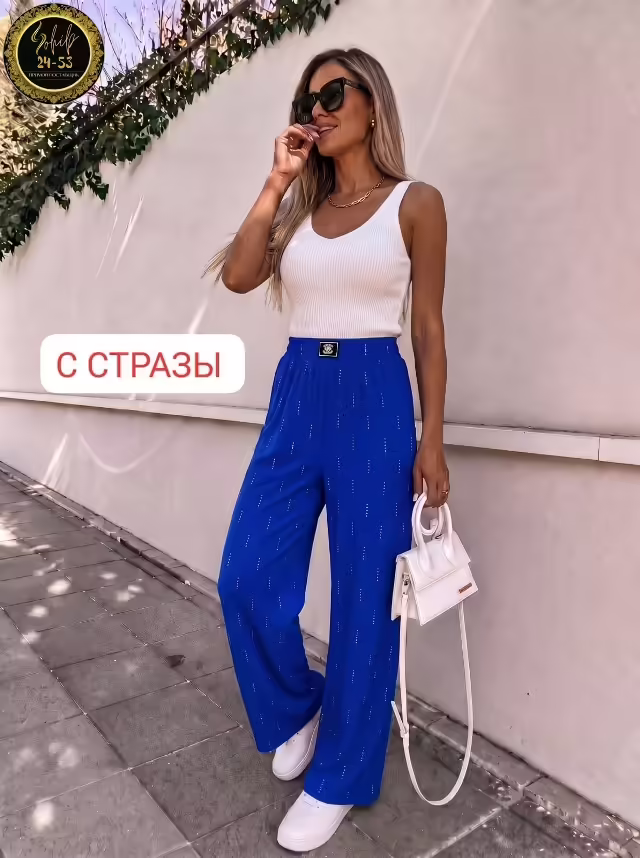 Лёгкие модные женские штаны. фото 3
