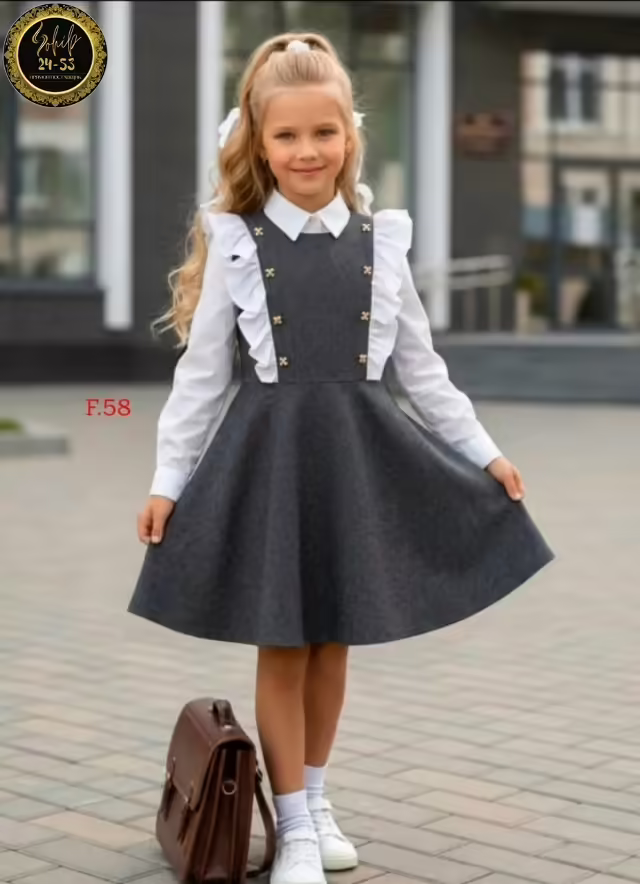 Школьные детские сарафаны. фото 3