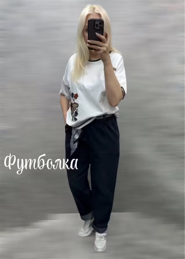 Хлопковые женские футболки. фото 3