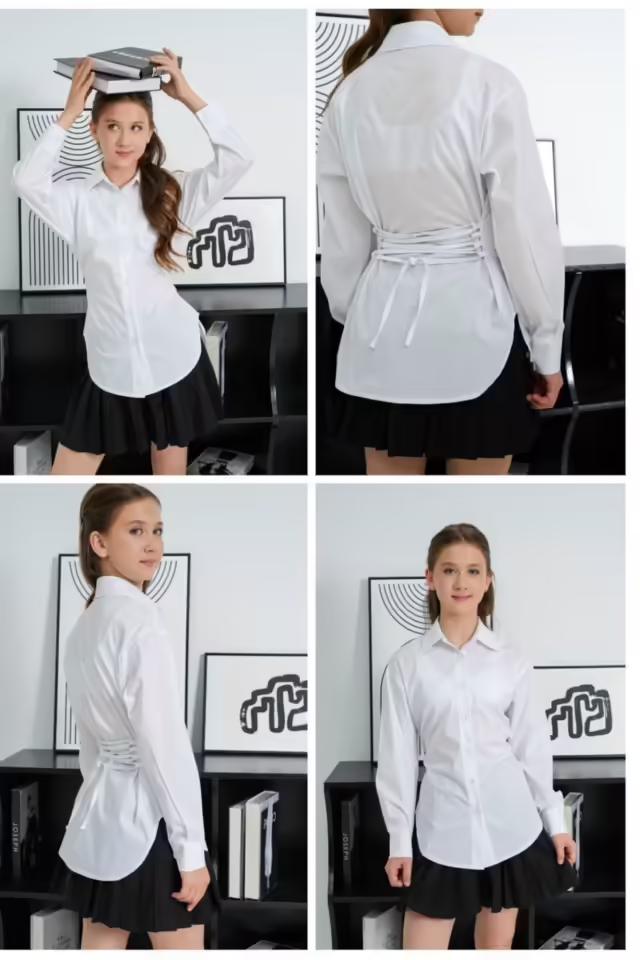 Хлопковые детские рубашки