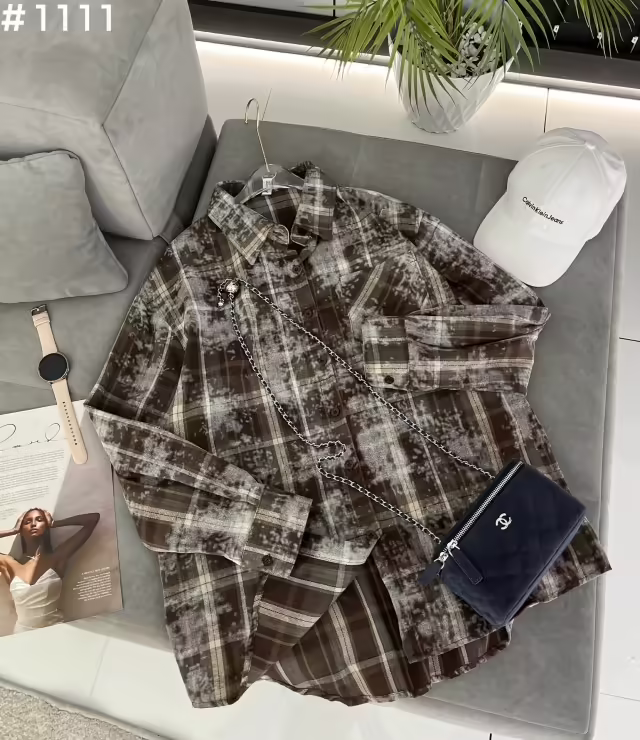 Женские рубашки в клетку