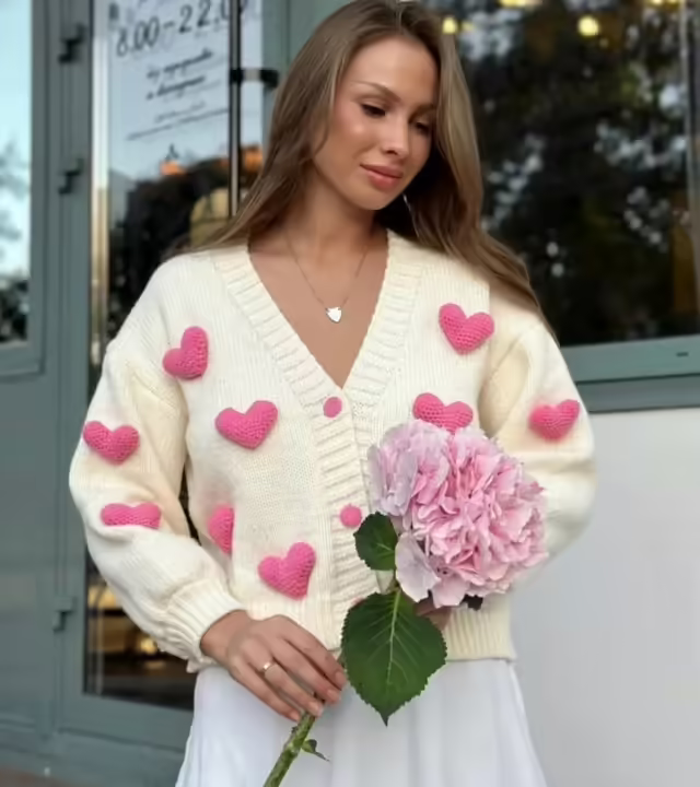 Вязаные женские кардиганы
