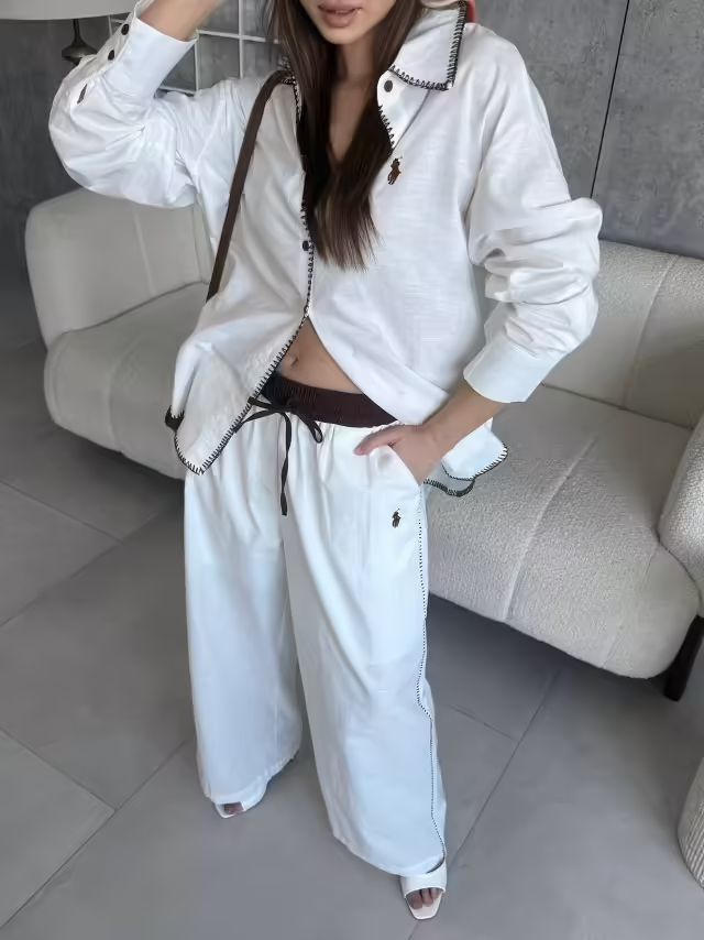 Женские костюмы двойки льна