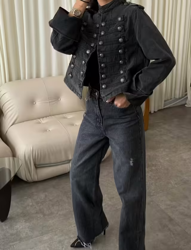 Джинсовые женские жакеты. фото 3