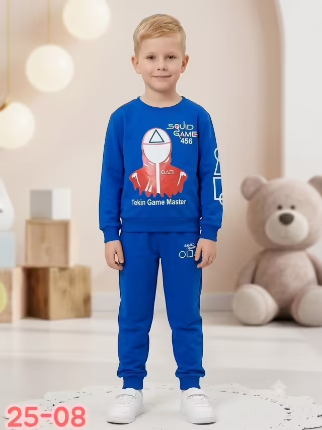 Хлопковые спортивные детские костюмы