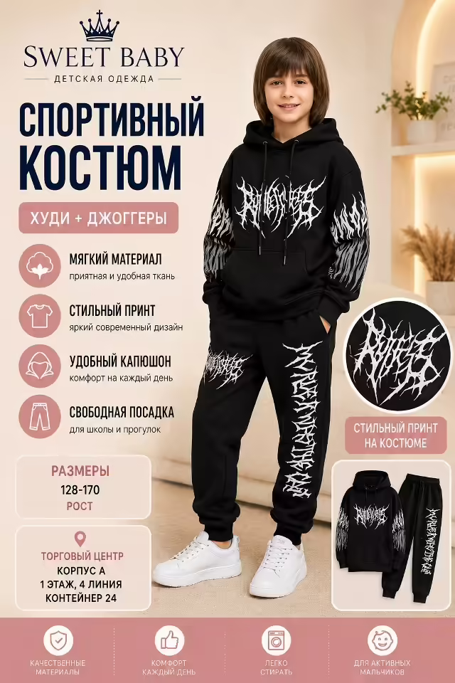 Спортивные детские костюмы для мальчиков. фото 2