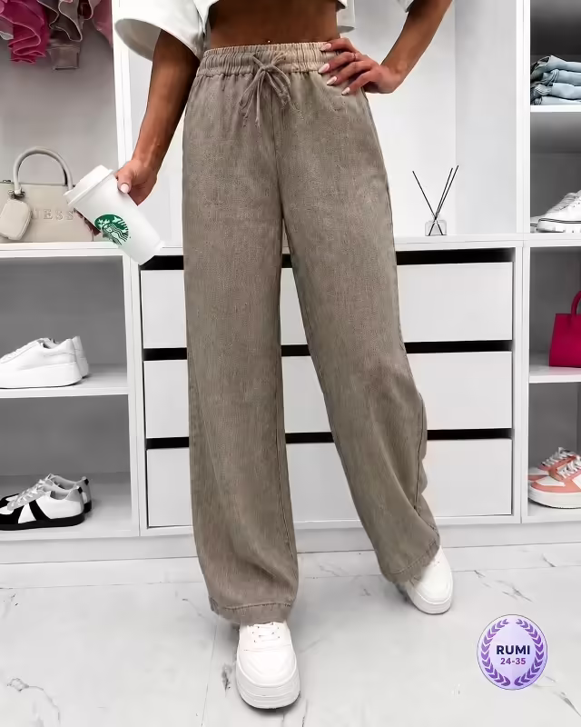 Женские штаны льна. фото 2