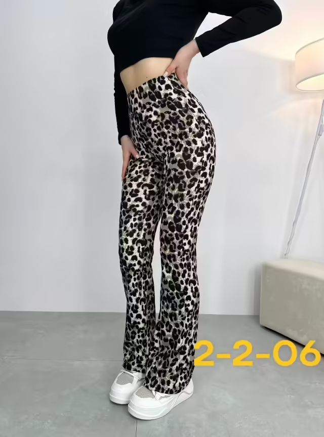 Женские лосины клёш