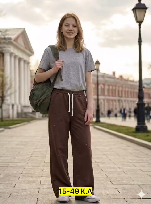 Хлопковые детские брюки