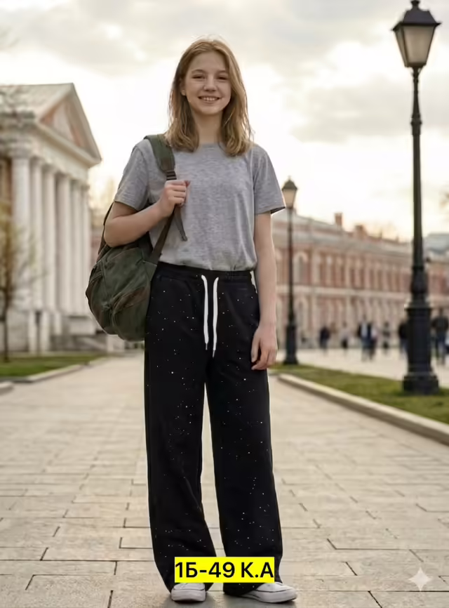 Хлопковые детские брюки. фото 3