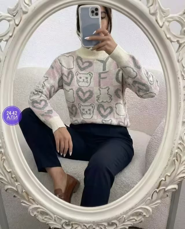 Вязаные женские кофты